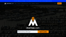 What Marinas.com website looked like in 2022 (2 years ago)