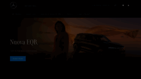What Mercedes-benz.it website looked like in 2022 (3 years ago)