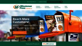 What Minutemanpress.com website looked like in 2022 (2 years ago)