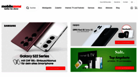 What Mobilezone.ch website looked like in 2022 (2 years ago)