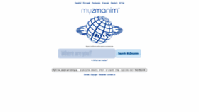 What Myzmanim.com website looked like in 2022 (3 years ago)