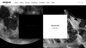 What Monclergroup.com website looked like in 2022 (2 years ago)