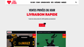 What Mes-ventes-privees.com website looked like in 2022 (2 years ago)