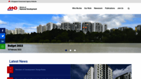 What Mnd.gov.sg website looked like in 2022 (2 years ago)