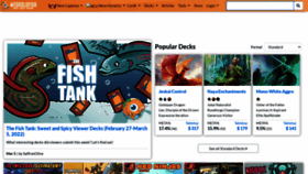 What Mtggoldfish.com website looked like in 2022 (2 years ago)