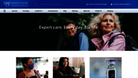 What Mayoclinichealthsystem.org website looked like in 2022 (2 years ago)