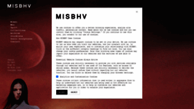 What Misbhv.com website looked like in 2022 (2 years ago)