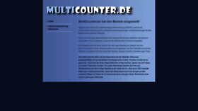 What Multicounter.de website looked like in 2022 (2 years ago)
