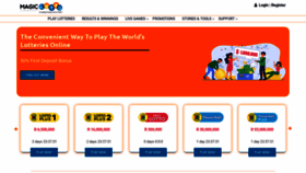 What Magiclotto.co.za website looked like in 2022 (2 years ago)