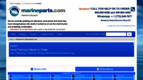 What Marineparts.com website looked like in 2022 (2 years ago)