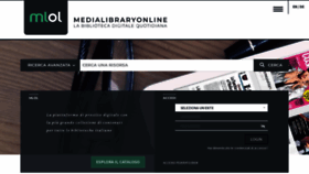 What Medialibrary.it website looked like in 2022 (2 years ago)