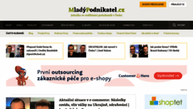 What Mladypodnikatel.cz website looked like in 2022 (2 years ago)