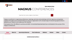 What Magnusconferences.com website looked like in 2022 (2 years ago)