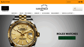 What Manfredijewels.com website looked like in 2022 (2 years ago)