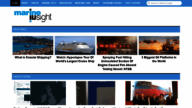 What Marineinsight.com website looked like in 2022 (2 years ago)