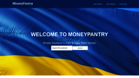 What Moneypantry.com website looked like in 2022 (2 years ago)