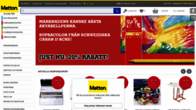 What Mattonbutiken.se website looked like in 2022 (2 years ago)