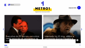 What Metro1.com.br website looked like in 2022 (2 years ago)