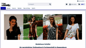 What Modehaus-schaefer.de website looked like in 2022 (2 years ago)