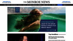 What Monroenews.com website looked like in 2022 (2 years ago)
