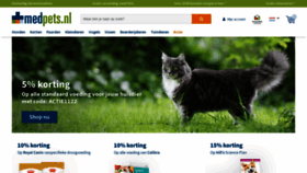 What Medpets.nl website looked like in 2022 (2 years ago)