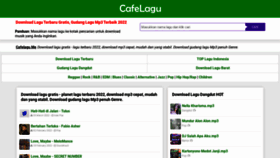 What M.cafelagu.me website looked like in 2022 (2 years ago)