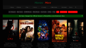 What Moviesmore.org website looked like in 2022 (2 years ago)