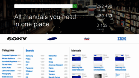 What Manualsdump.com website looked like in 2022 (3 years ago)