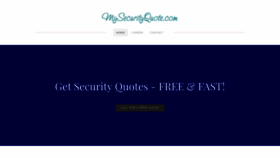 What Mysecurityquote.com website looked like in 2022 (2 years ago)