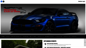What Mustangclubofohio.org website looked like in 2022 (2 years ago)