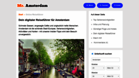 What Mr-amsterdam.de website looked like in 2022 (2 years ago)