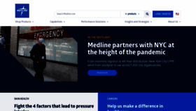 What Medline.com website looked like in 2022 (2 years ago)