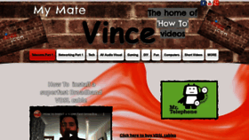 What Mymatevince.co.uk website looked like in 2022 (2 years ago)