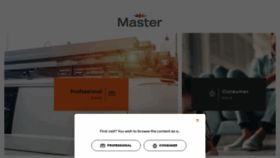 What Master.ca website looked like in 2022 (3 years ago)