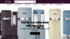 What Mrcoffee.com website looked like in 2022 (2 years ago)