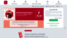 What Mondialrelay.fr website looked like in 2022 (2 years ago)