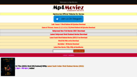 What Mp4moviez.love website looked like in 2022 (2 years ago)