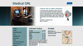What Medicalorl.cz website looked like in 2022 (2 years ago)