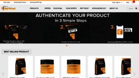 What Myfitfuel.in website looked like in 2022 (2 years ago)