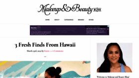 What Makeupandbeautyblog.com website looked like in 2022 (2 years ago)