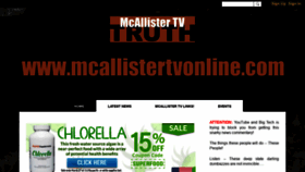 What Mcallistertvonline.com website looked like in 2022 (2 years ago)