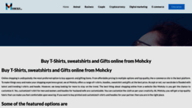 What Mohcky.com website looked like in 2022 (2 years ago)
