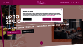 What Malmaison.com website looked like in 2022 (2 years ago)
