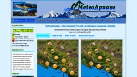 What Meteoapuane.it website looked like in 2022 (2 years ago)