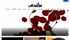 What Medlabnews.ir website looked like in 2022 (2 years ago)