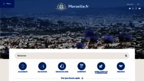 What Marseille.fr website looked like in 2022 (2 years ago)