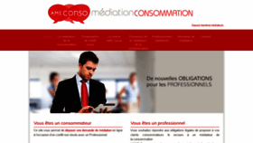 What Mediationconso-ame.com website looked like in 2022 (2 years ago)