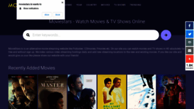 What Moviewatcher.is website looked like in 2022 (2 years ago)