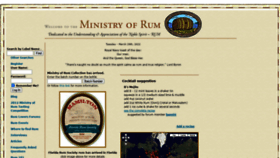 What Ministryofrum.com website looked like in 2022 (2 years ago)