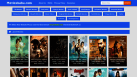 What Moviesbabu.com website looked like in 2022 (2 years ago)